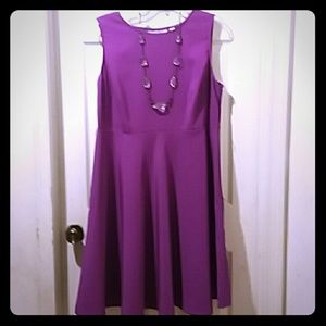 Avenue fit and flare dress